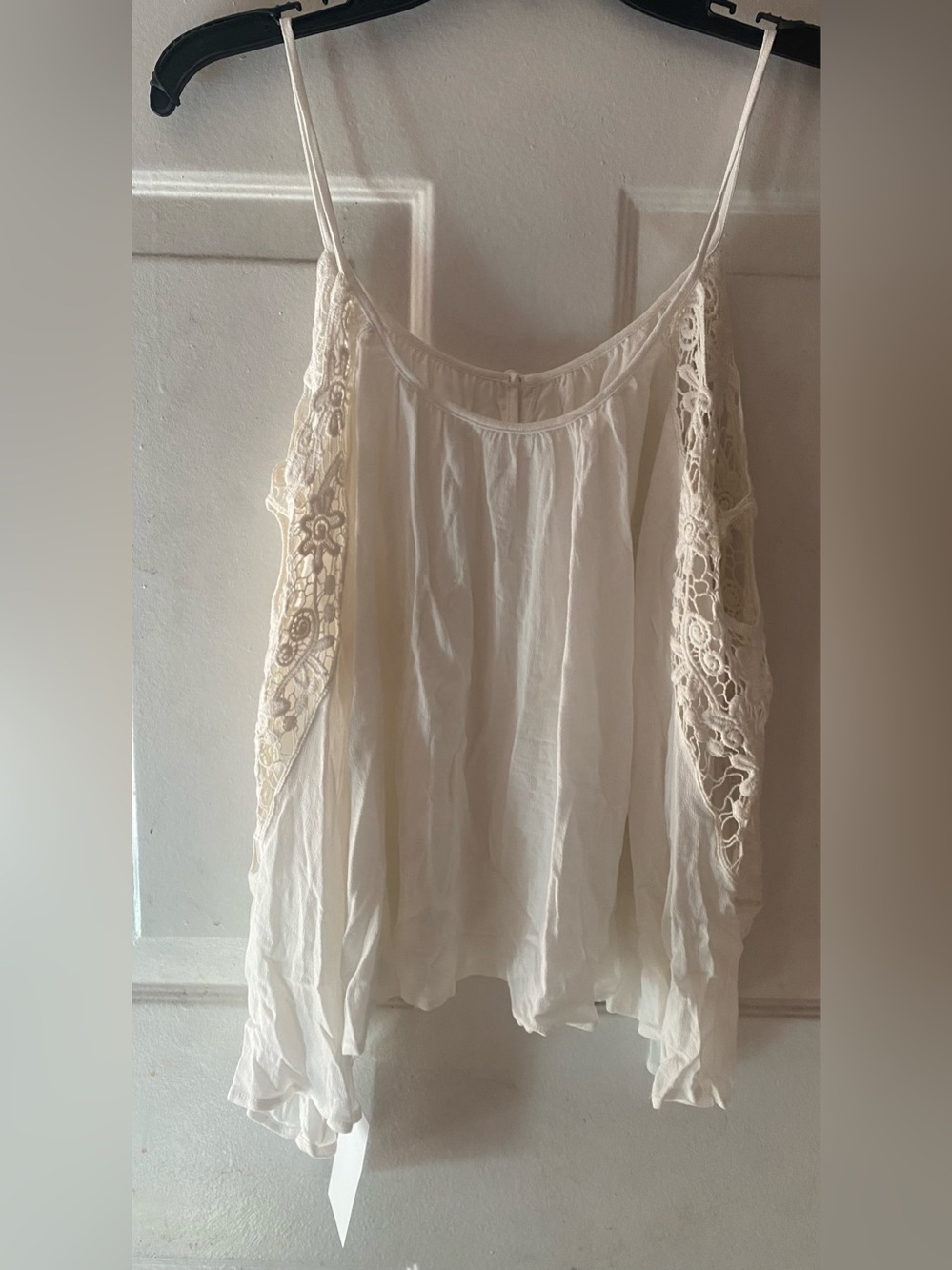 White with sleeve top